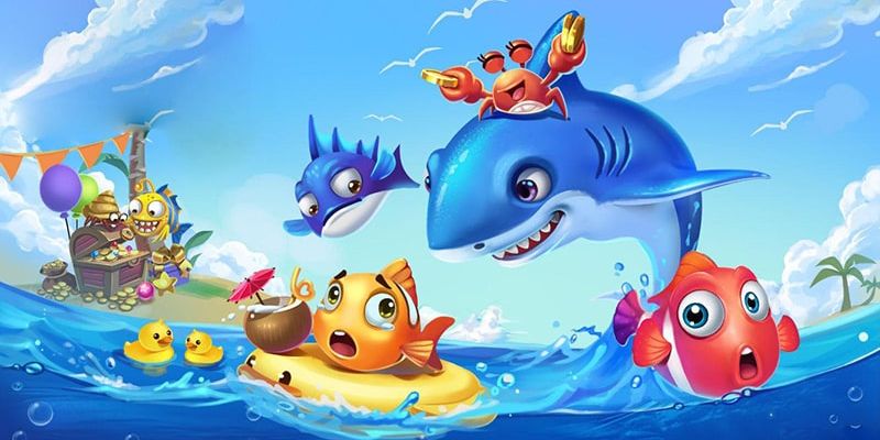 Bắn Cá H5 - Săn Lùng Thủy Quái Đại Dương Hot Nhất 2025 2 Các Cấp Phòng Chơi Game Săn Boss H5